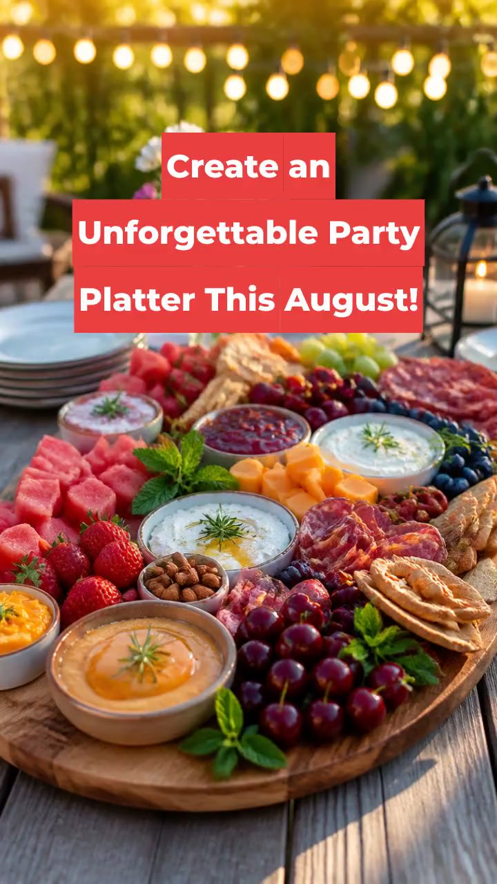 Create an Unforgettable Party Platter This August!