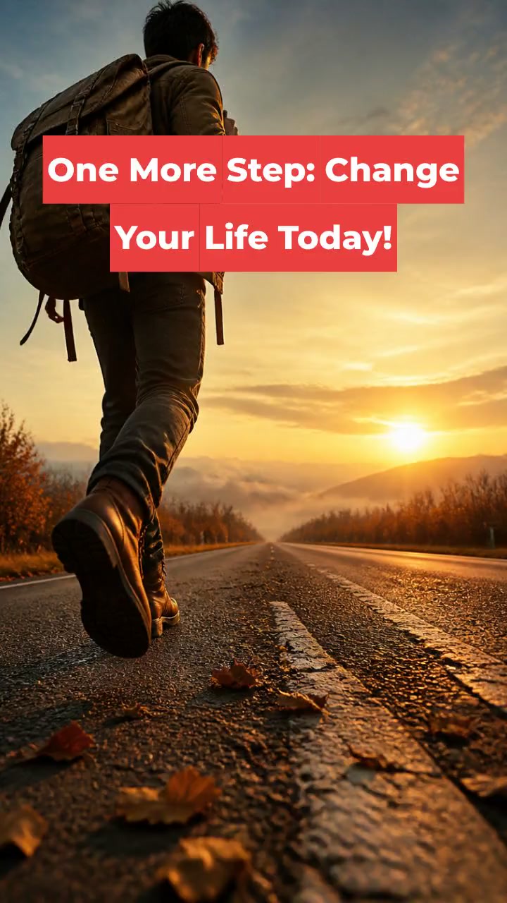 One More Step: Change Your Life Today!