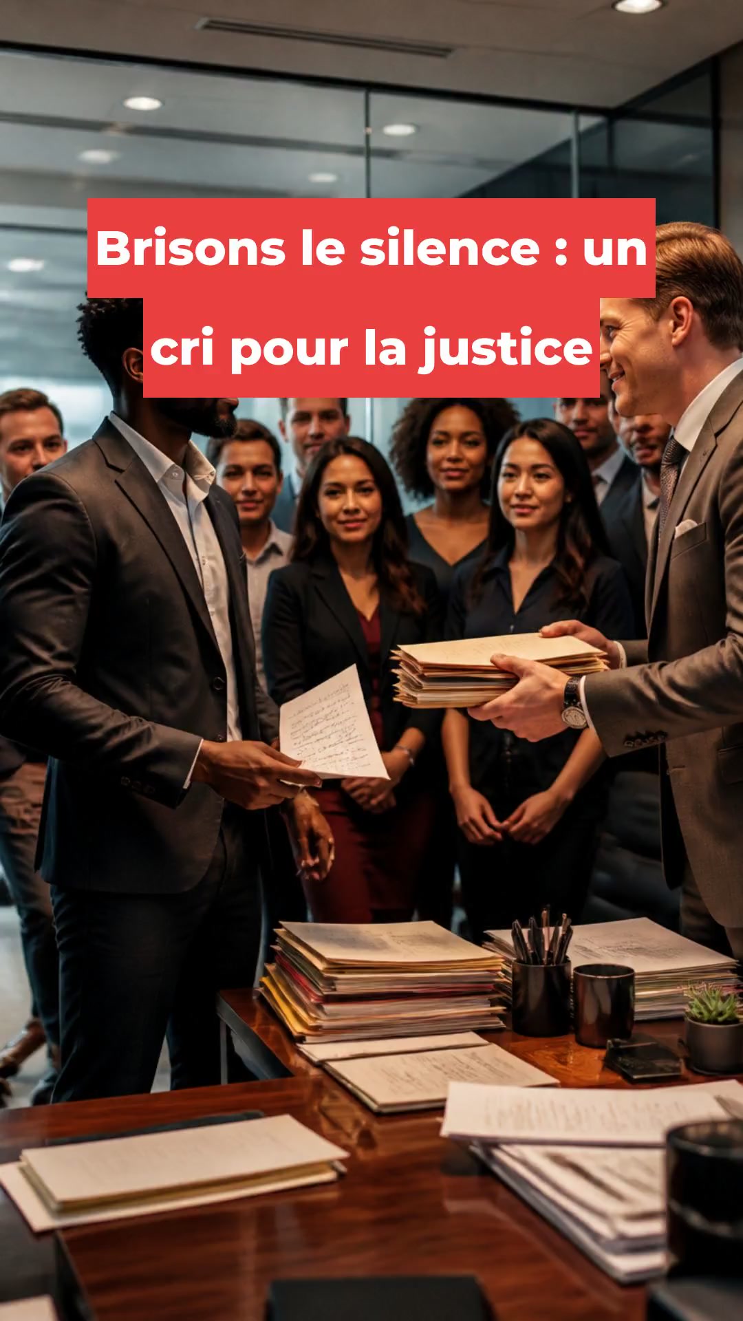 Brisons le silence : un cri pour la justice