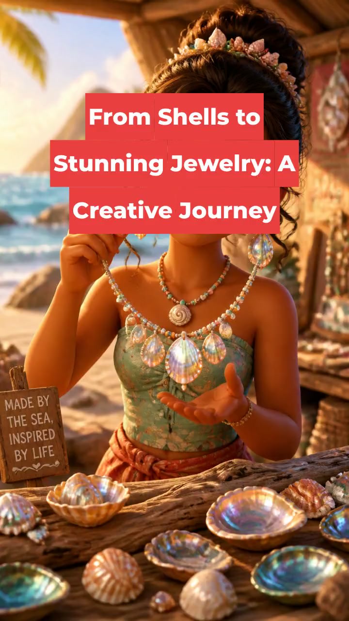 From Shells to Stunning Jewelry: A Creative Journey