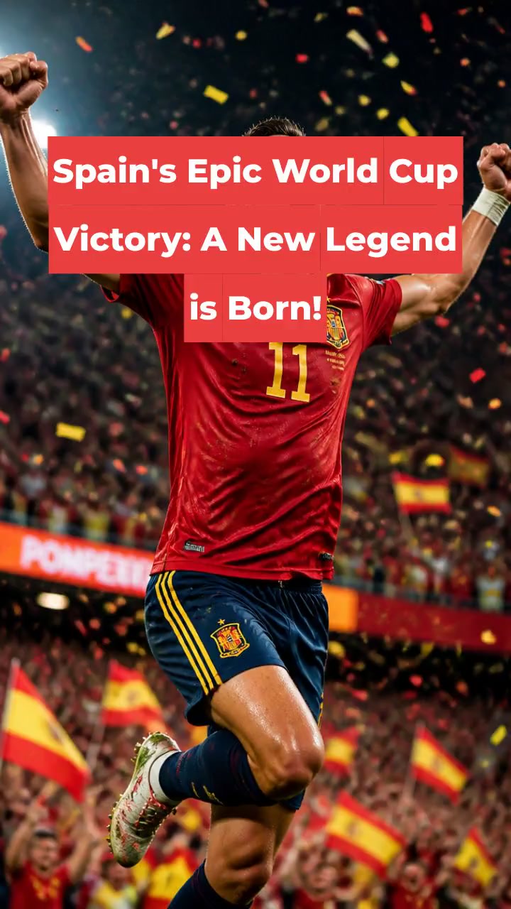 Spain's Epic World Cup Victory: A New Legend is Born!