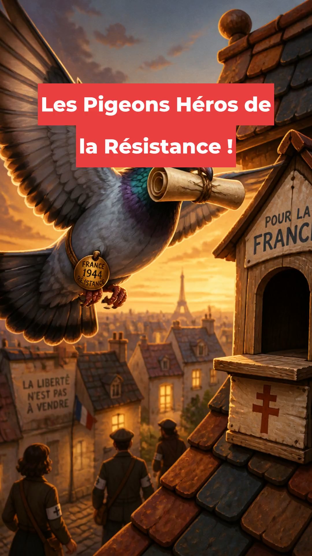 Les Pigeons Héros de la Résistance !