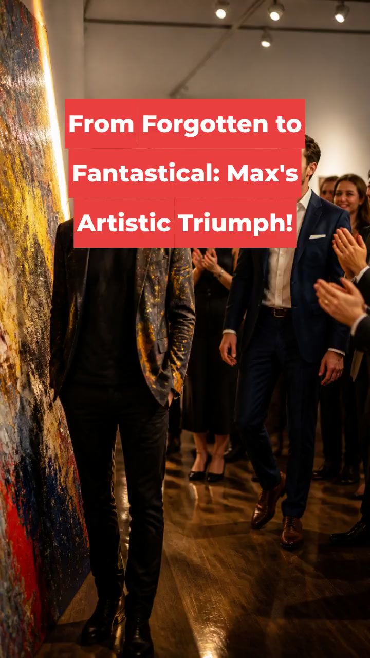From Forgotten to Fantastical: Max's Artistic Triumph!