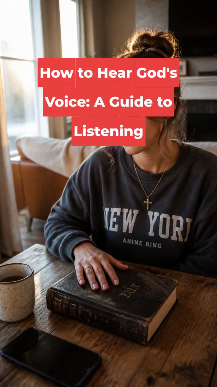 How to Hear God's Voice: A Guide to Listening