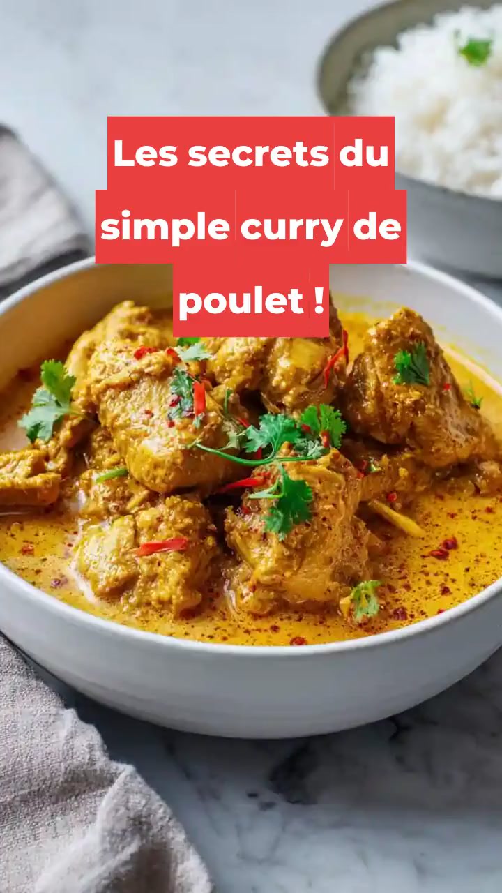Prépare le meilleur curry de poulet en un rien de temps !