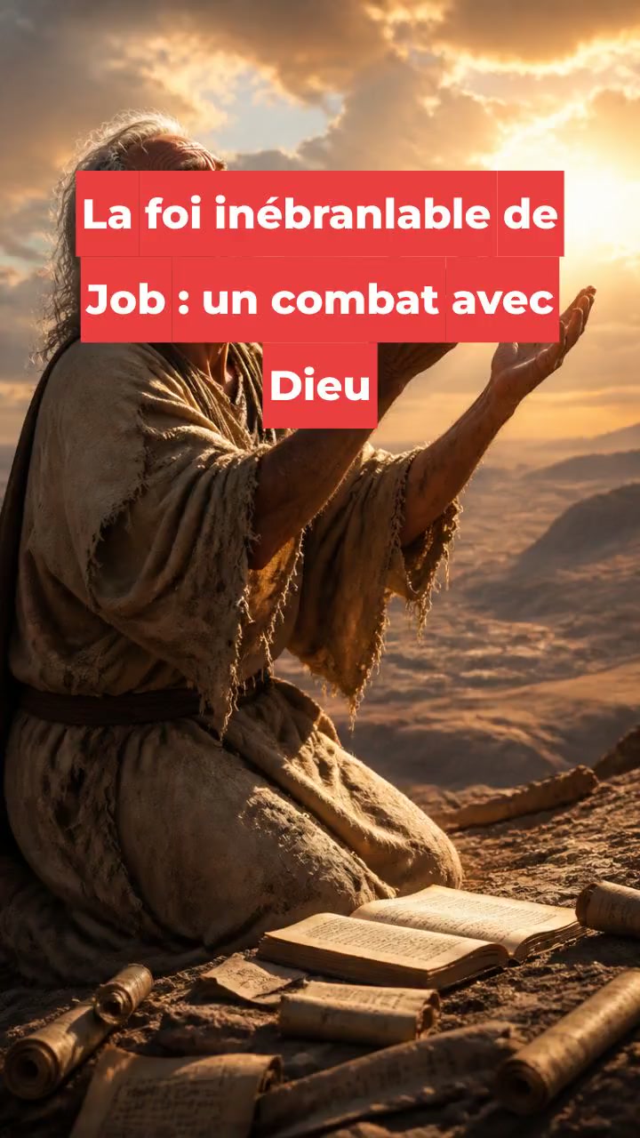 La foi inébranlable de Job : un combat avec Dieu