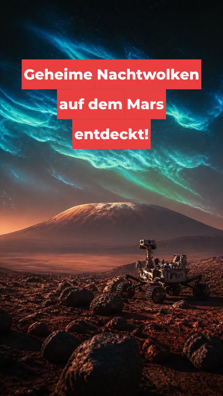 Geheime Nachtwolken auf dem Mars entdeckt!