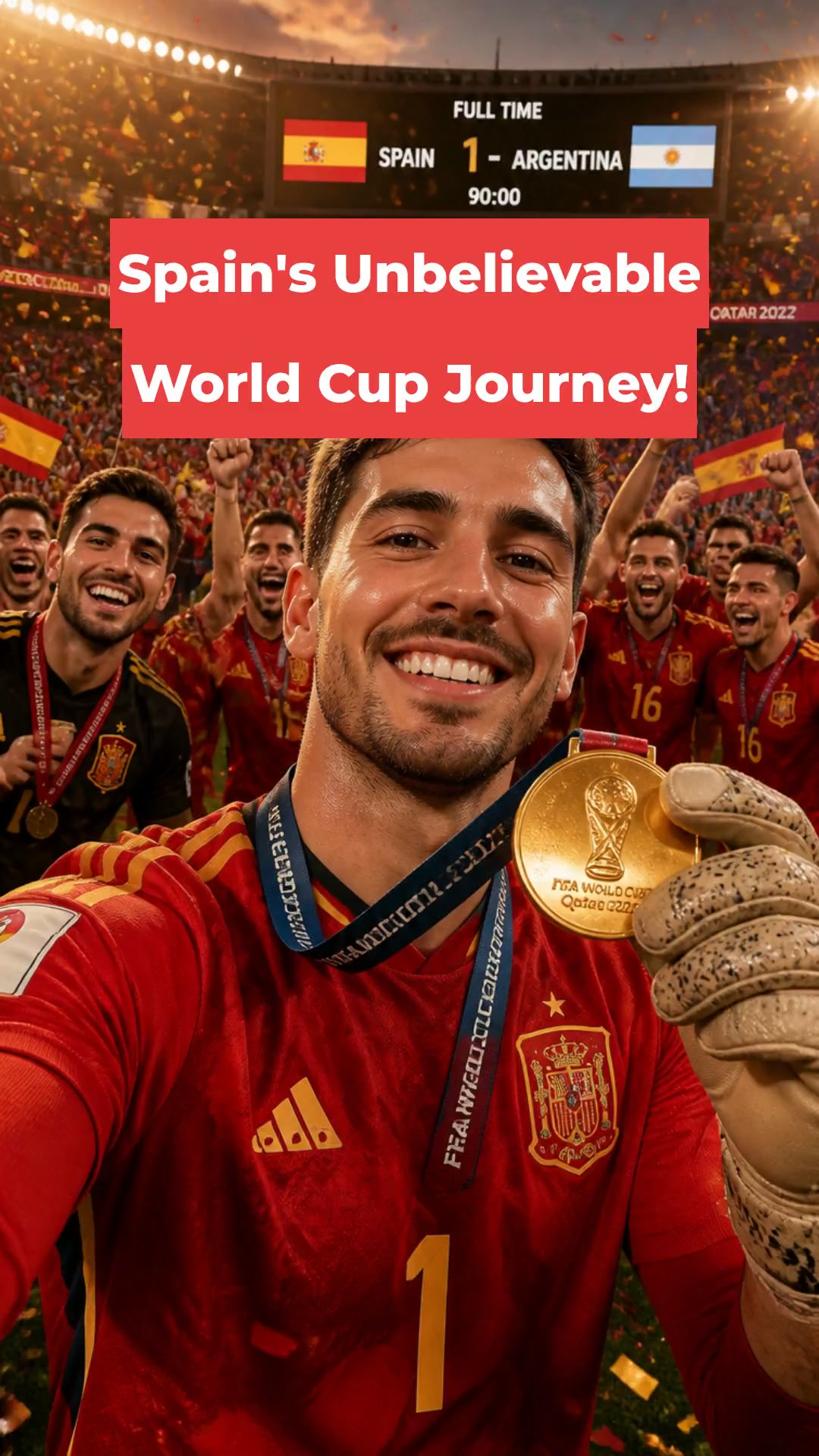 Spain's Unbelievable World Cup Journey!