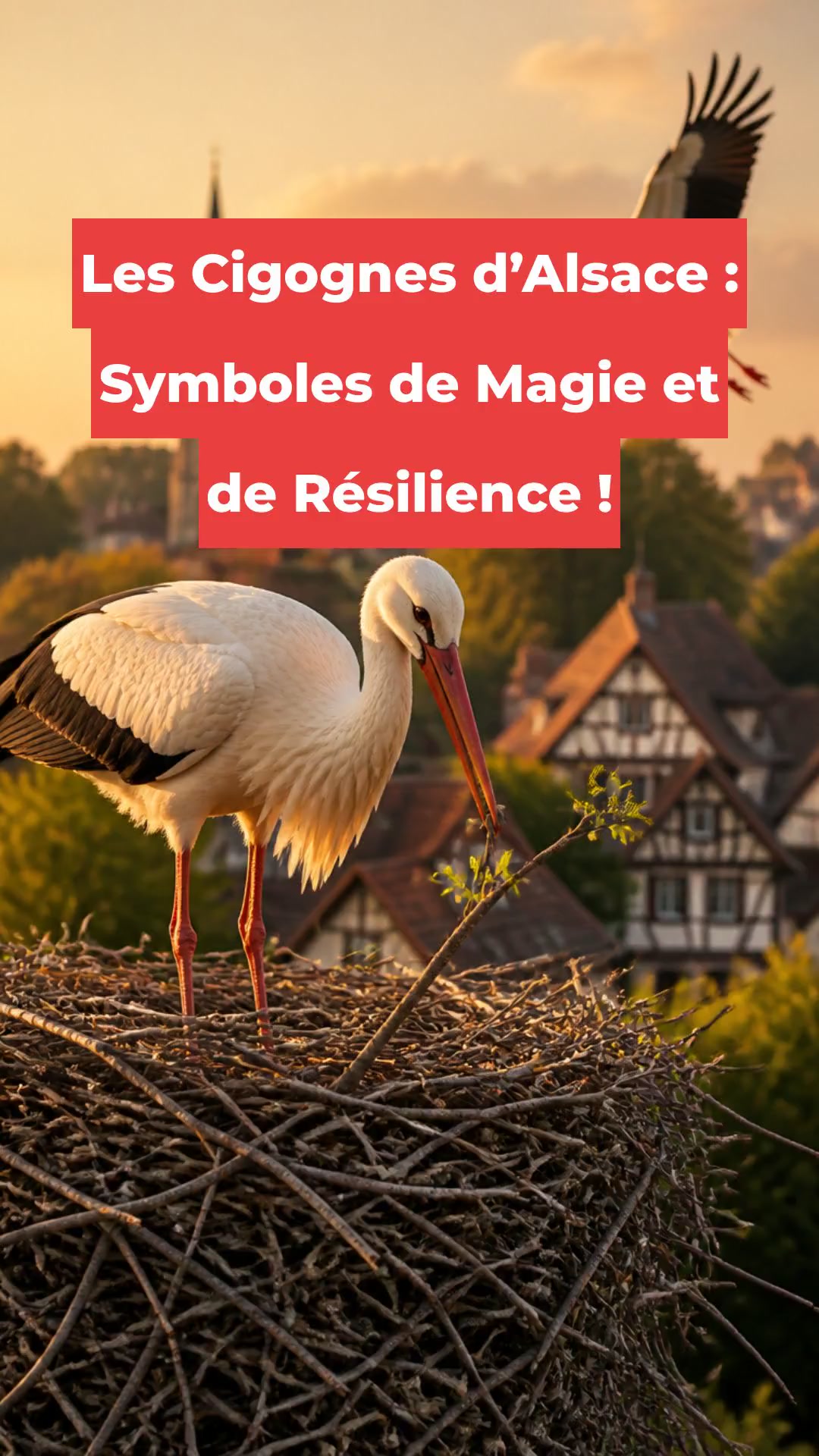 Les Cigognes d’Alsace : Symboles de Magie et de Résilience !