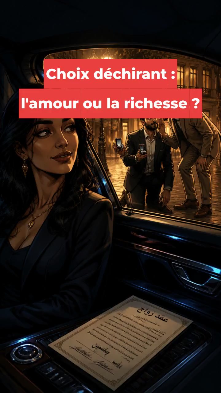 Choix déchirant : l'amour ou la richesse ?