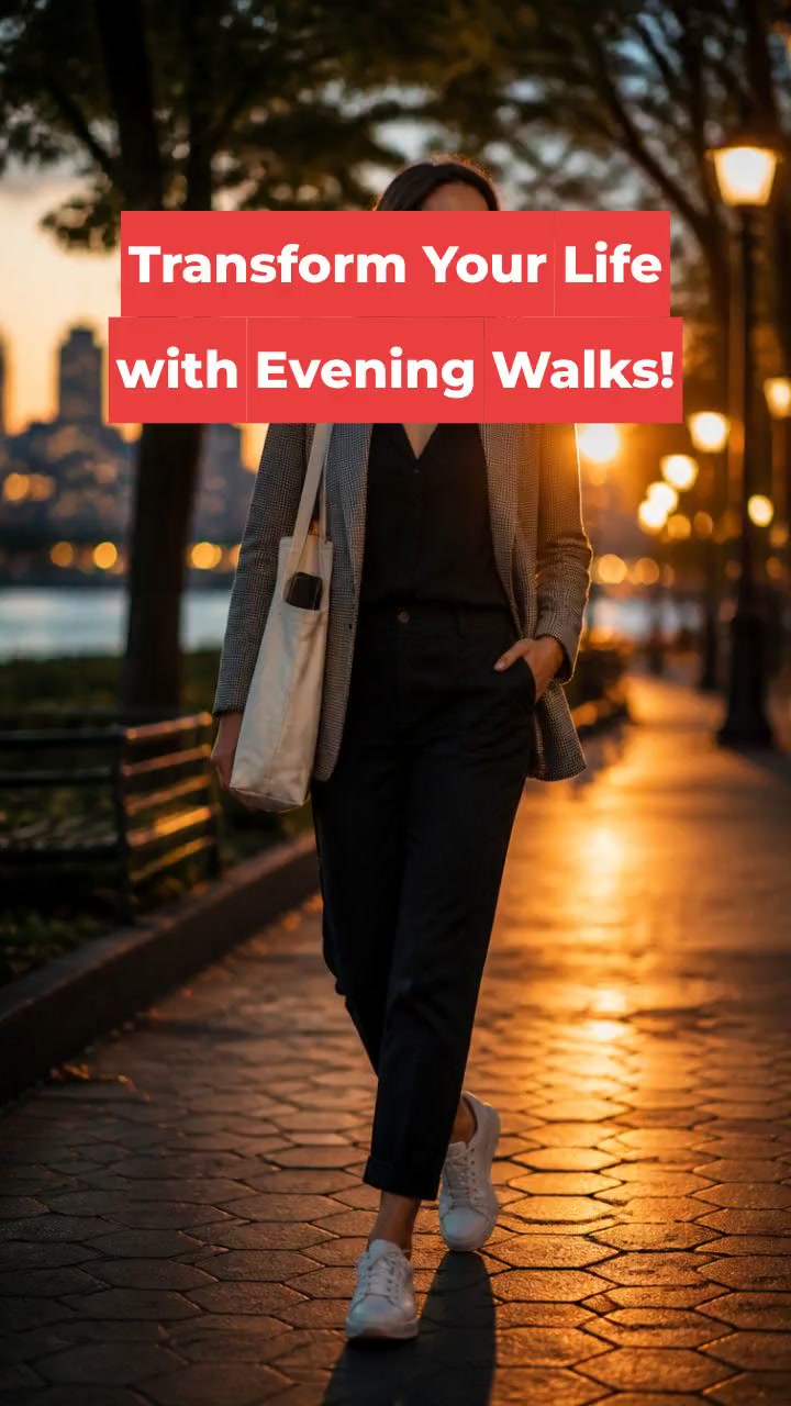 Transform Your Life with Evening Walks!