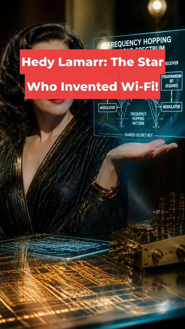 Hedy Lamarr: The Star Who Invented Wi-Fi!