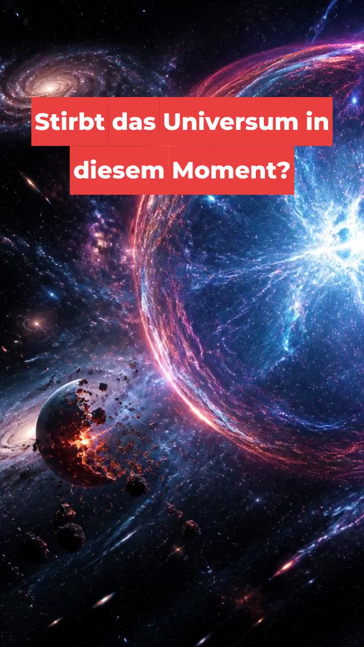 Stirbt das Universum in diesem Moment?