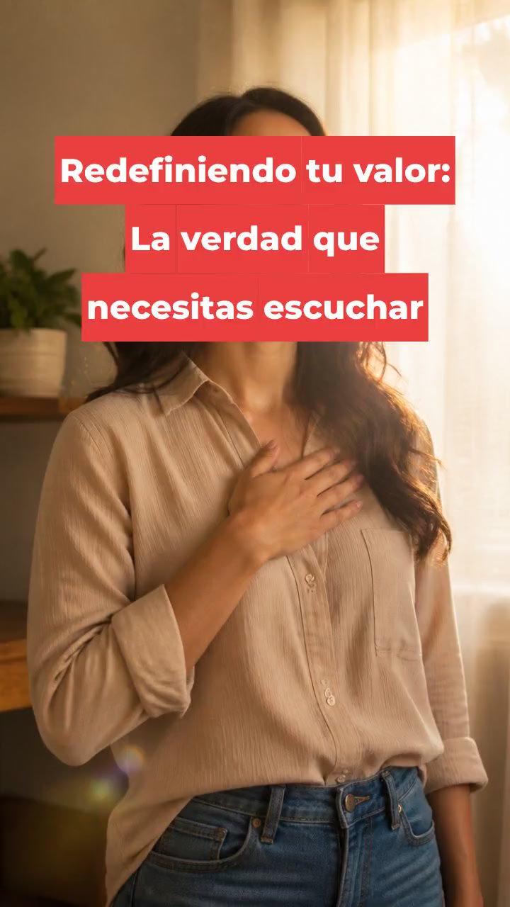 Redefiniendo tu valor: La verdad que necesitas escuchar