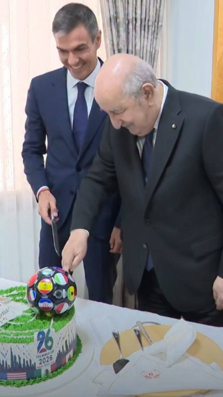Sánchez et Tebboune : un gâteau pour marquer le renouveau des relations !