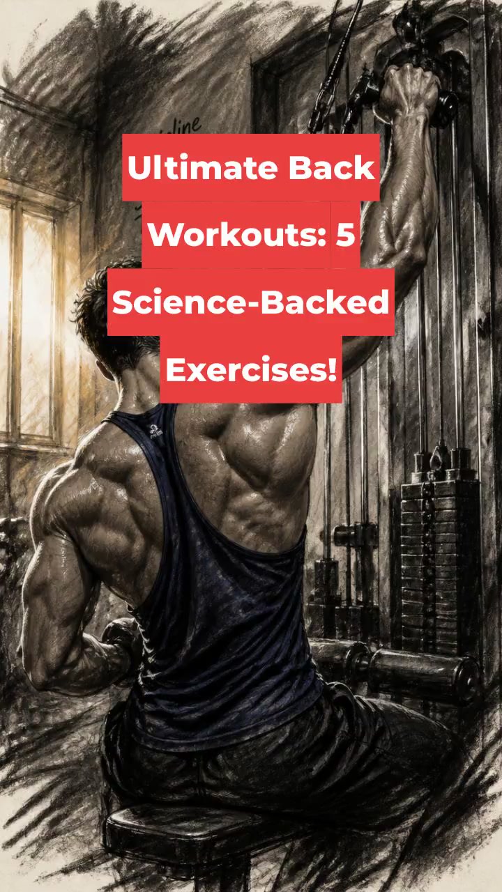 Ultimate Back Workouts: 5 Science-Backed Exercises!