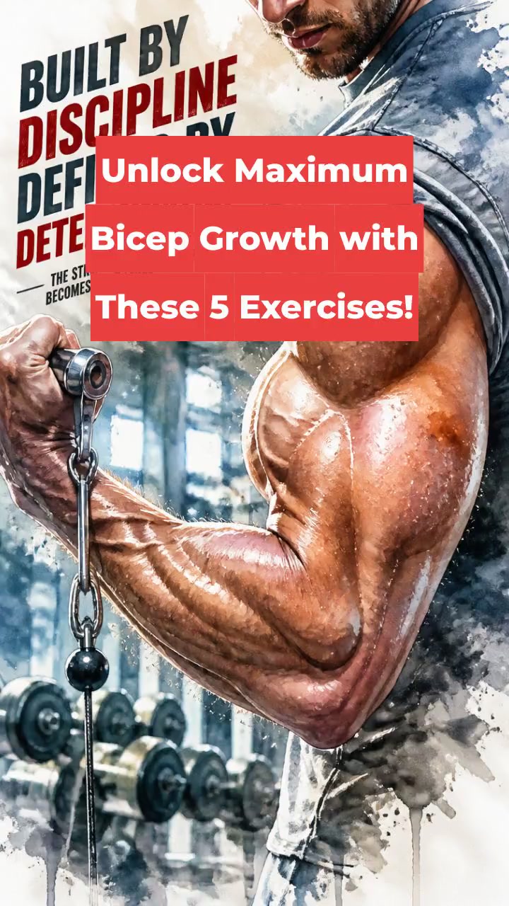 Unlock Maximum Bicep Growth with These 5 Exercises!