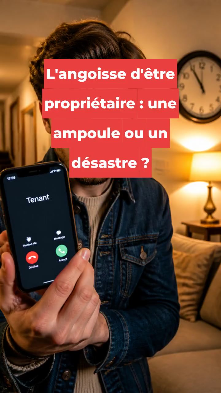 L'angoisse d'être propriétaire : une ampoule ou un désastre ?