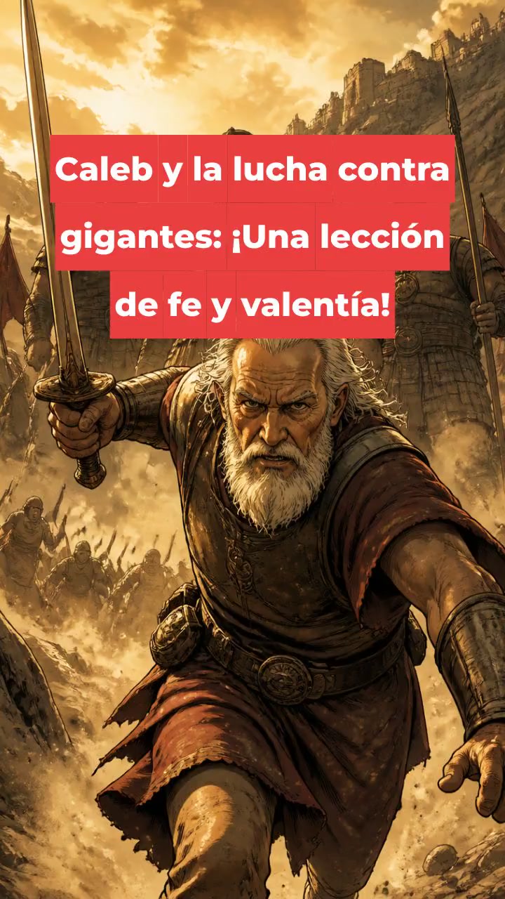 Caleb y la lucha contra gigantes: ¡Una lección de fe y valentía!