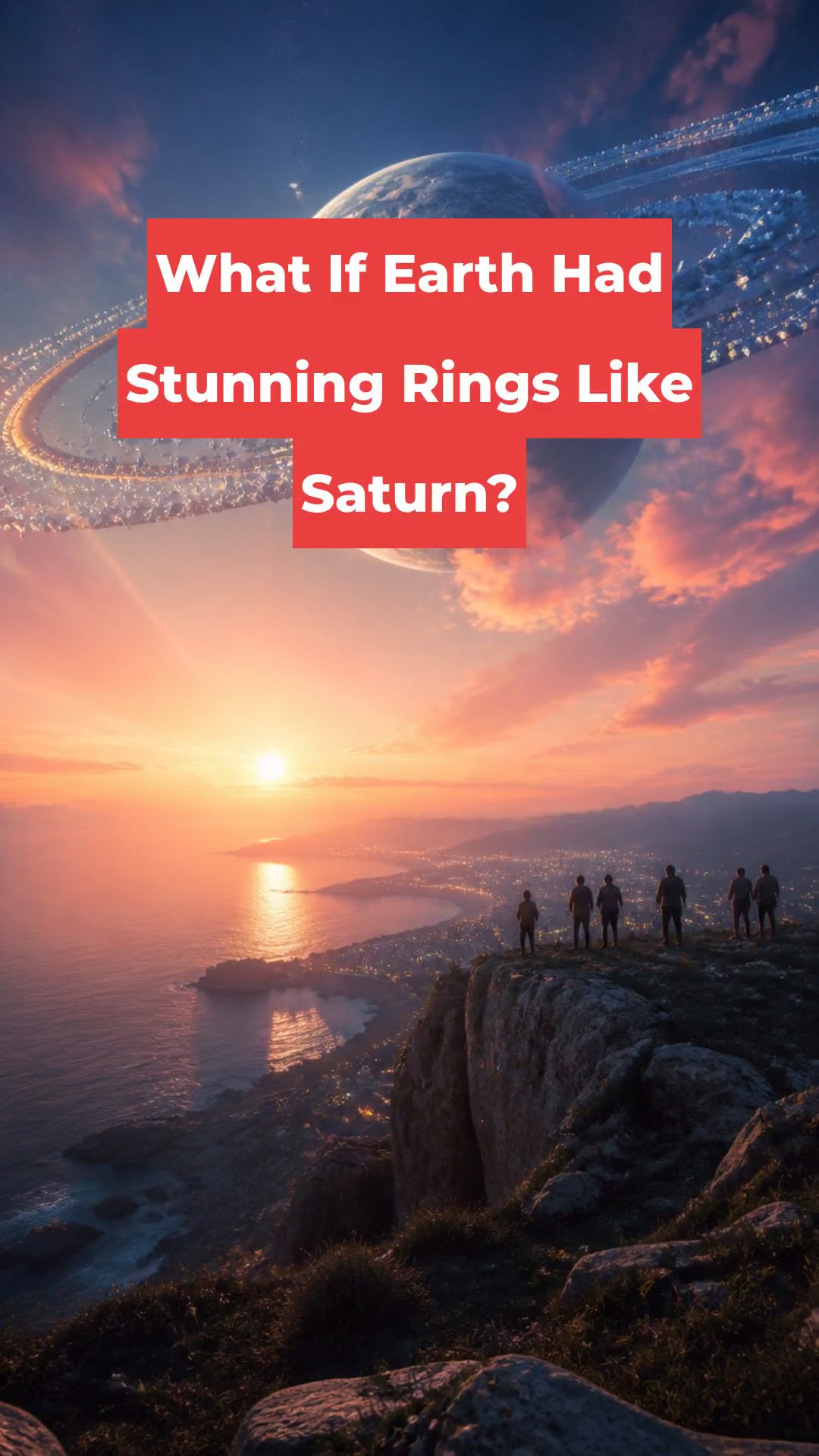 What If Earth Had Stunning Rings Like Saturn?