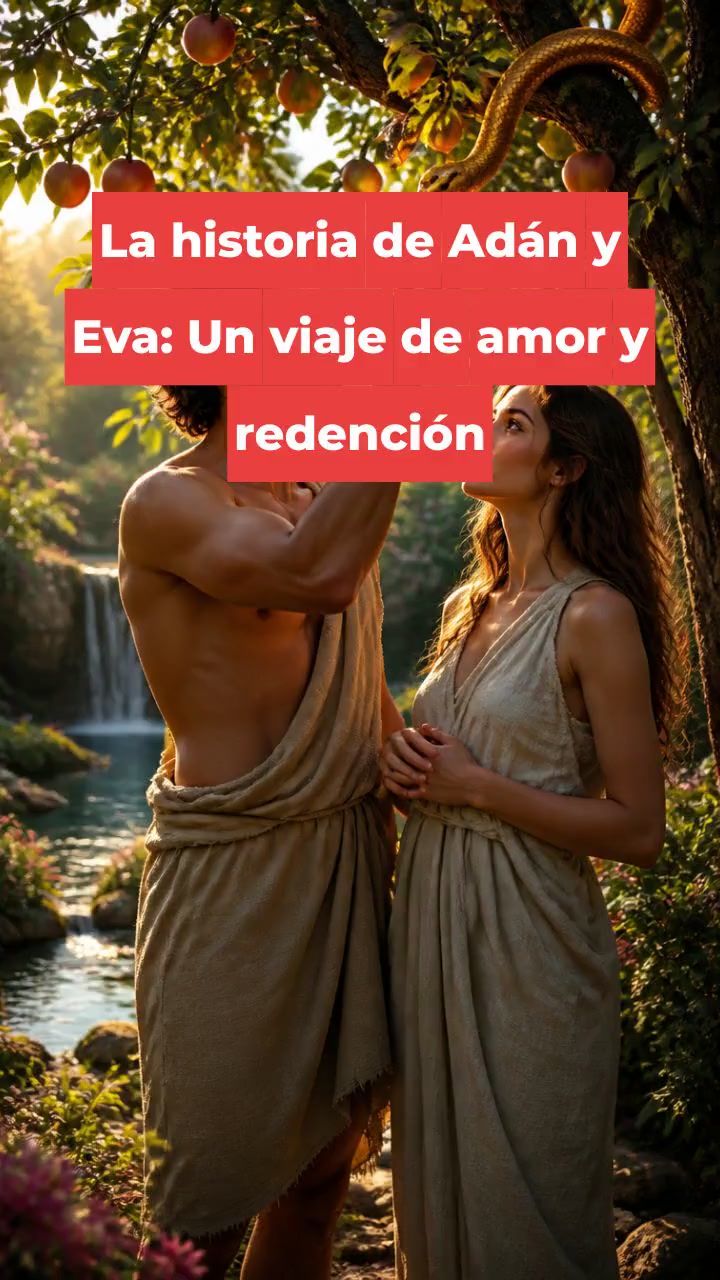 La historia de Adán y Eva: Un viaje de amor y redención