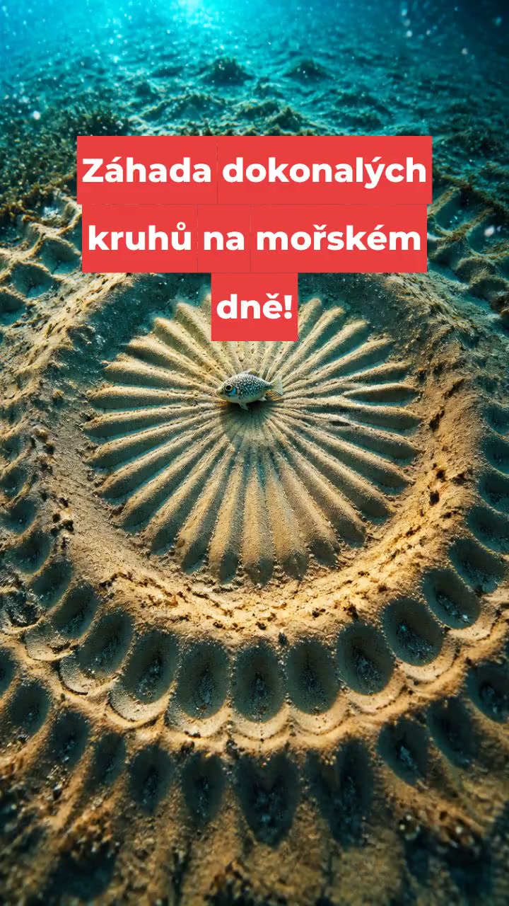 Záhada dokonalých kruhů na mořském dně!