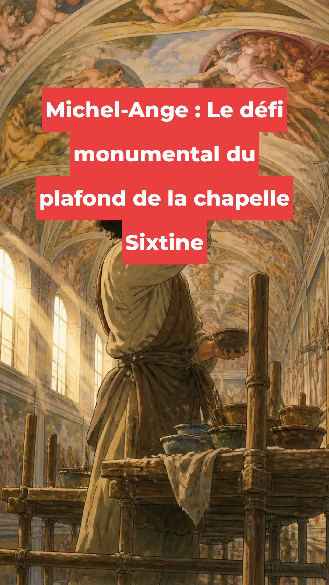 Michel-Ange : Le défi monumental du plafond de la chapelle Sixtine