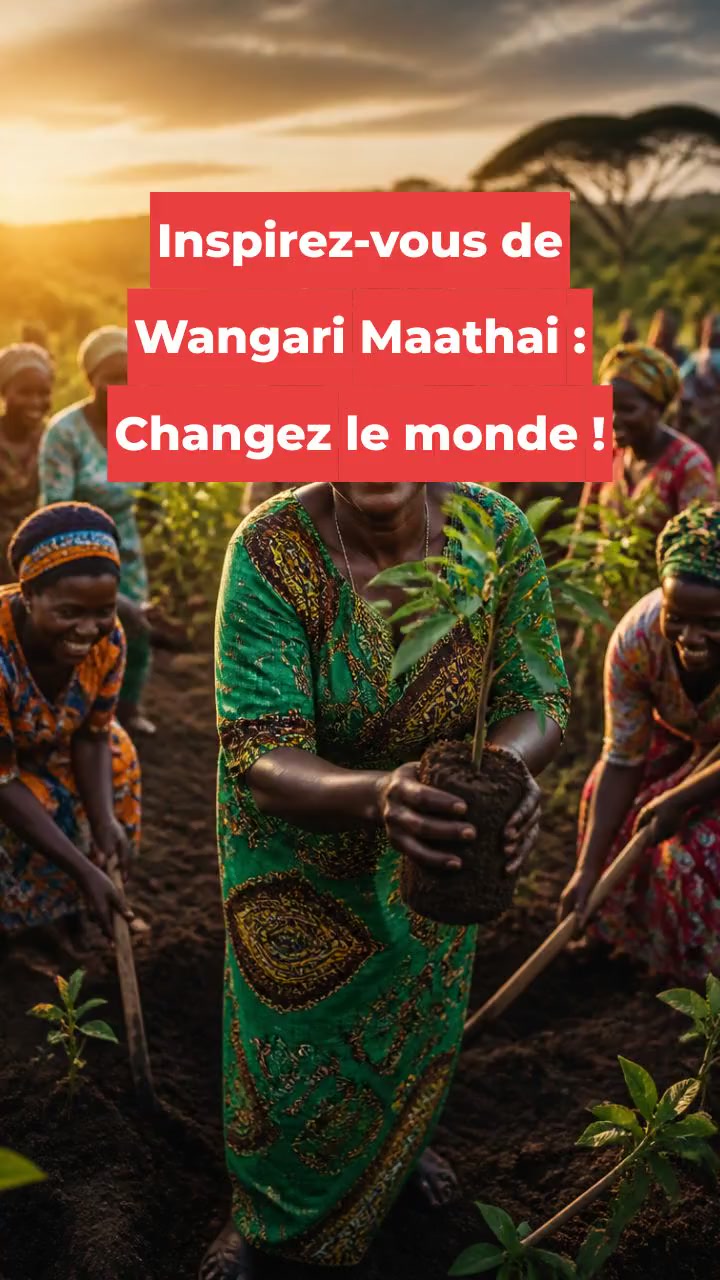 Inspirez-vous de Wangari Maathai : Changez le monde !