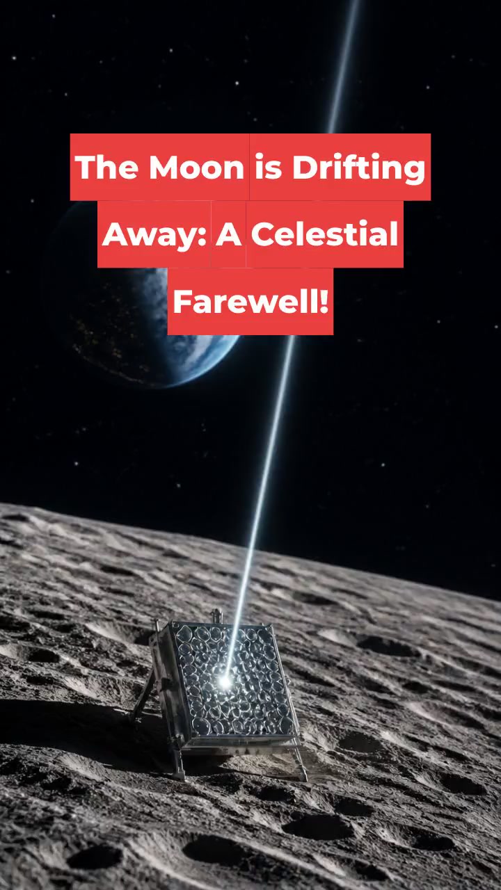 The Moon is Drifting Away: A Celestial Farewell!