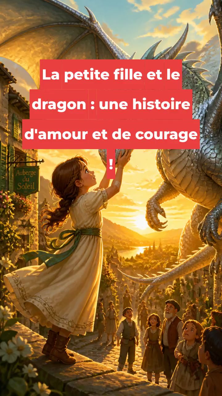 La petite fille et le dragon : une histoire d'amour et de courage !