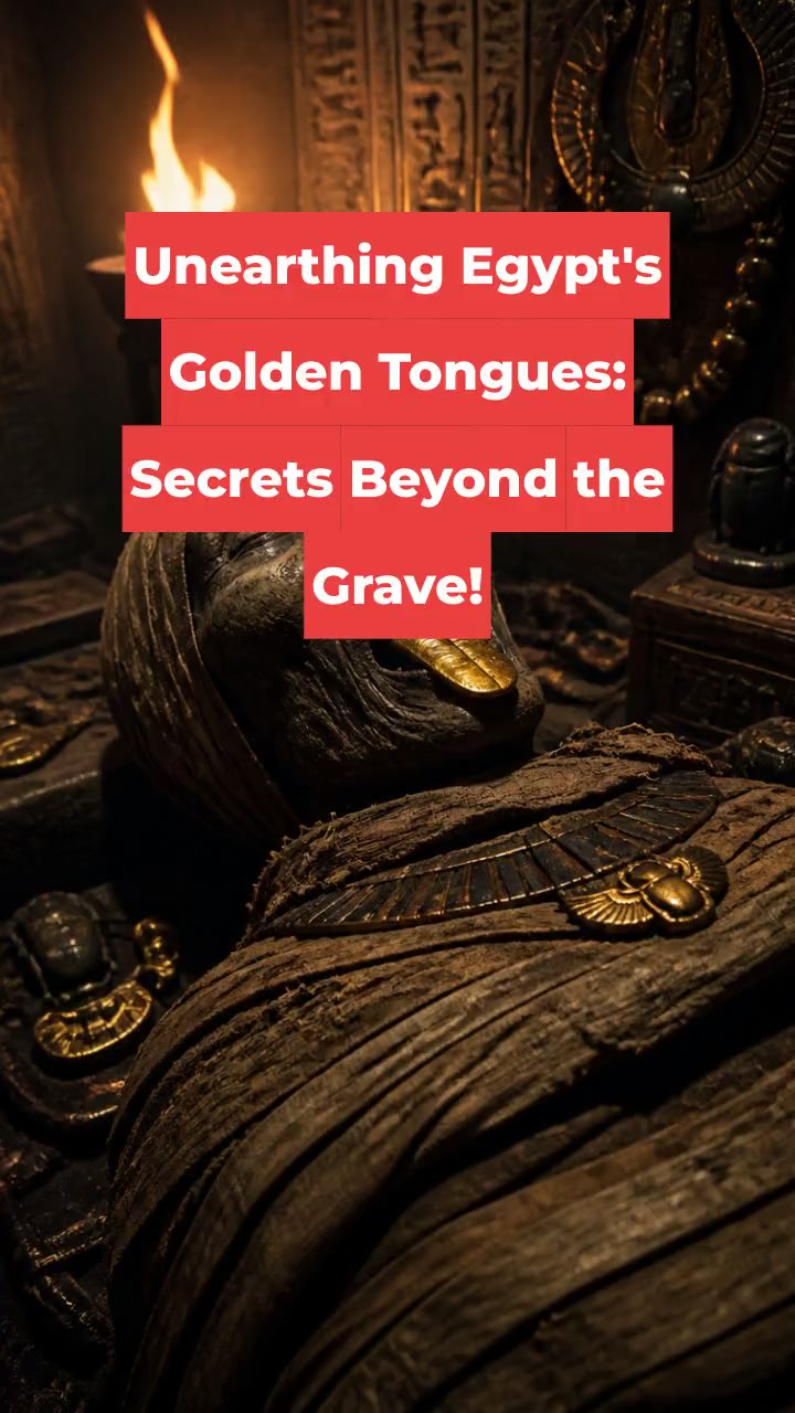 Unearthing Egypt's Golden Tongues: Secrets Beyond the Grave!
