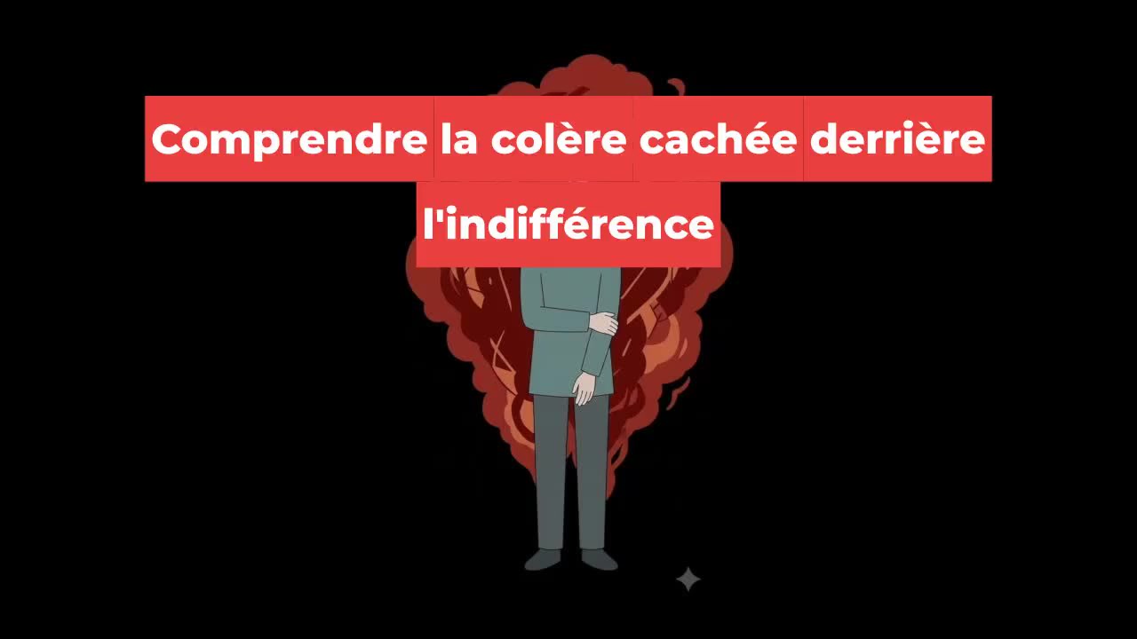 Comprendre la colère cachée derrière l'indifférence