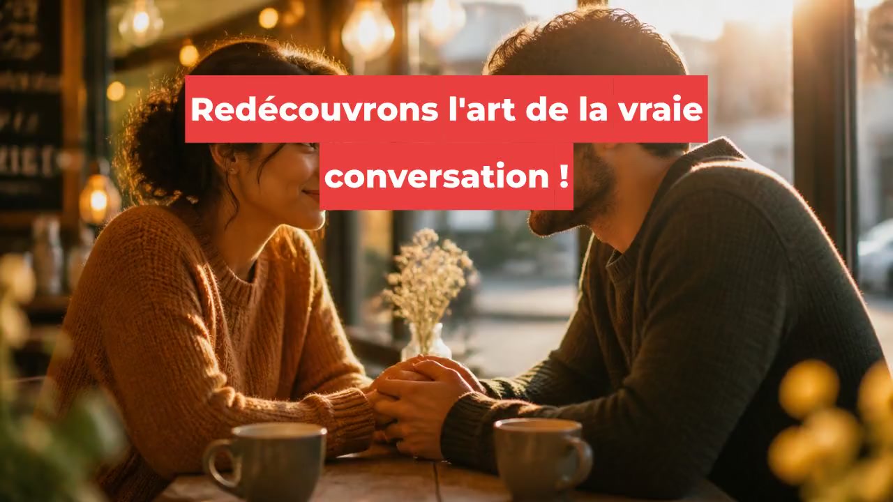 Redécouvrons l'art de la vraie conversation !