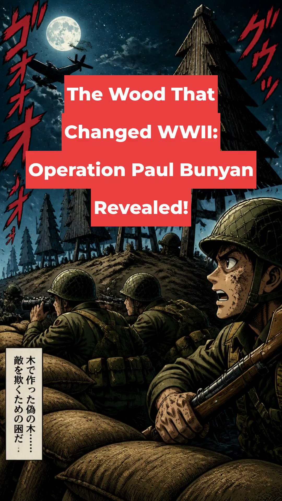 The Wood That Changed WWII: Operation Paul Bunyan Revealed!