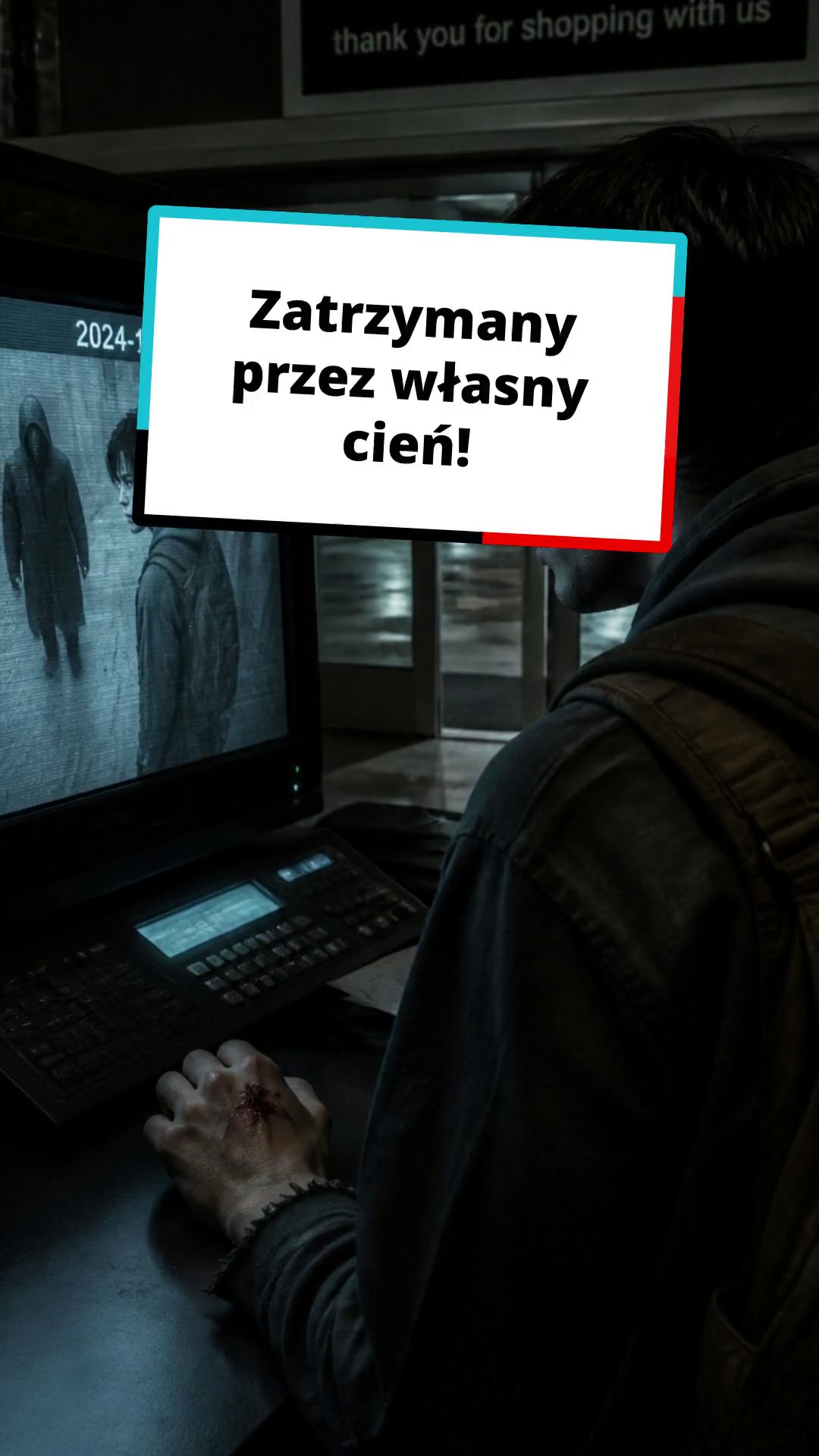 Zatrzymany przez własny cień!