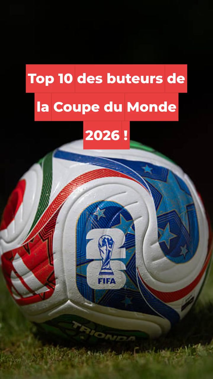 Top 10 des buteurs de la Coupe du Monde 2026 !