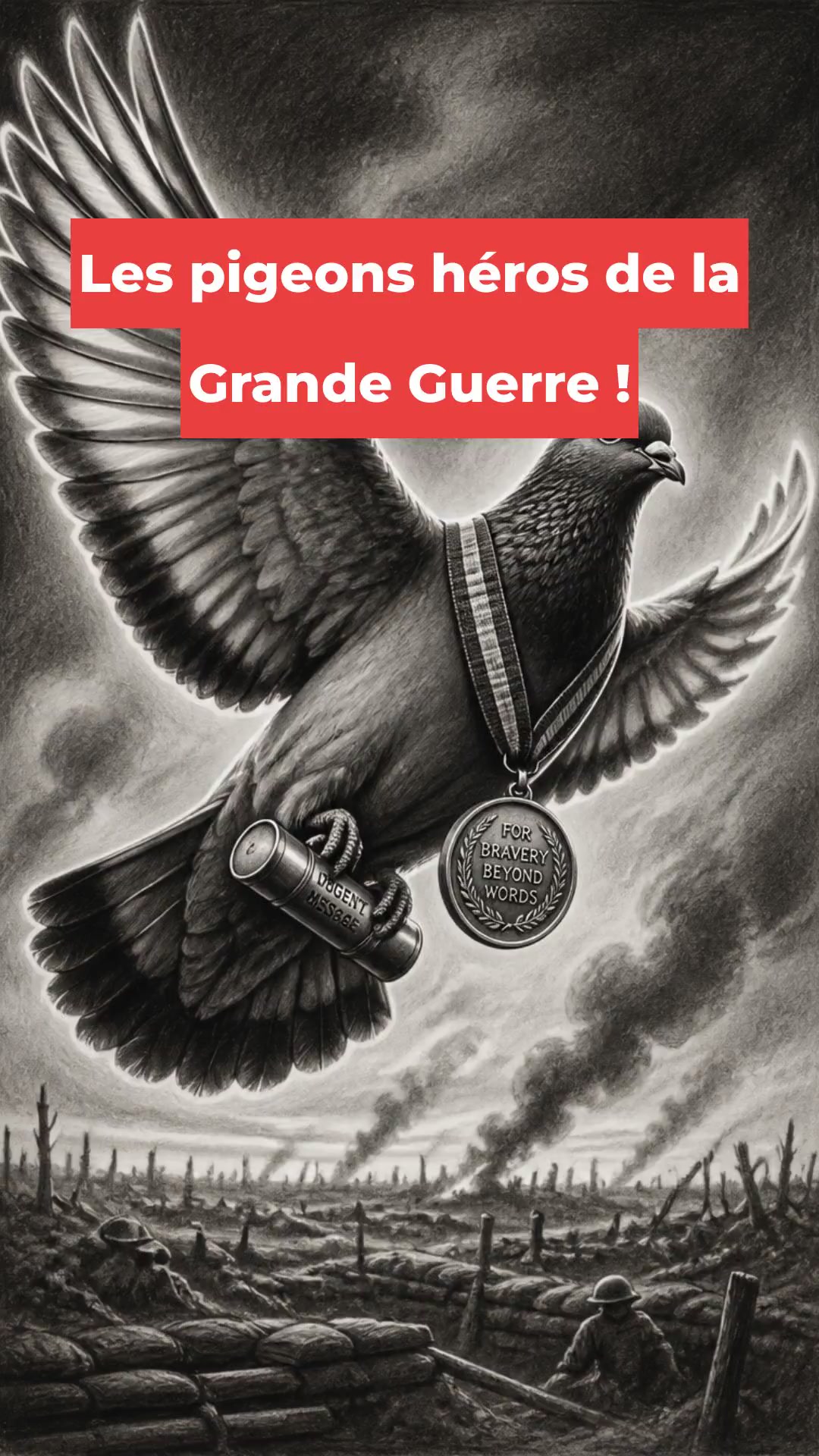 Les pigeons héros de la Grande Guerre !