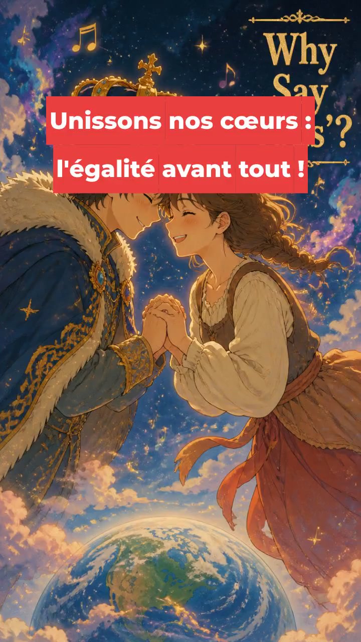 Unissons nos cœurs : l'égalité avant tout !