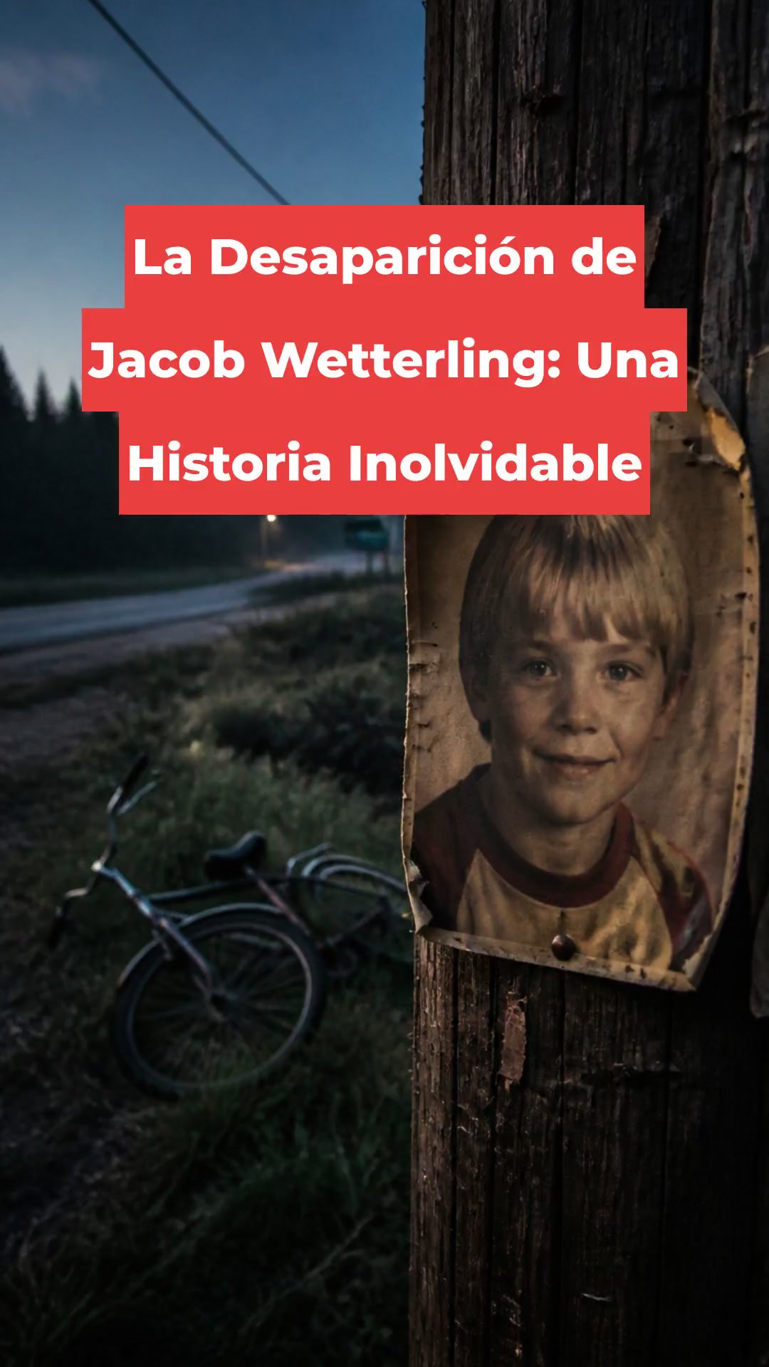 La Desaparición de Jacob Wetterling: Una Historia Inolvidable
