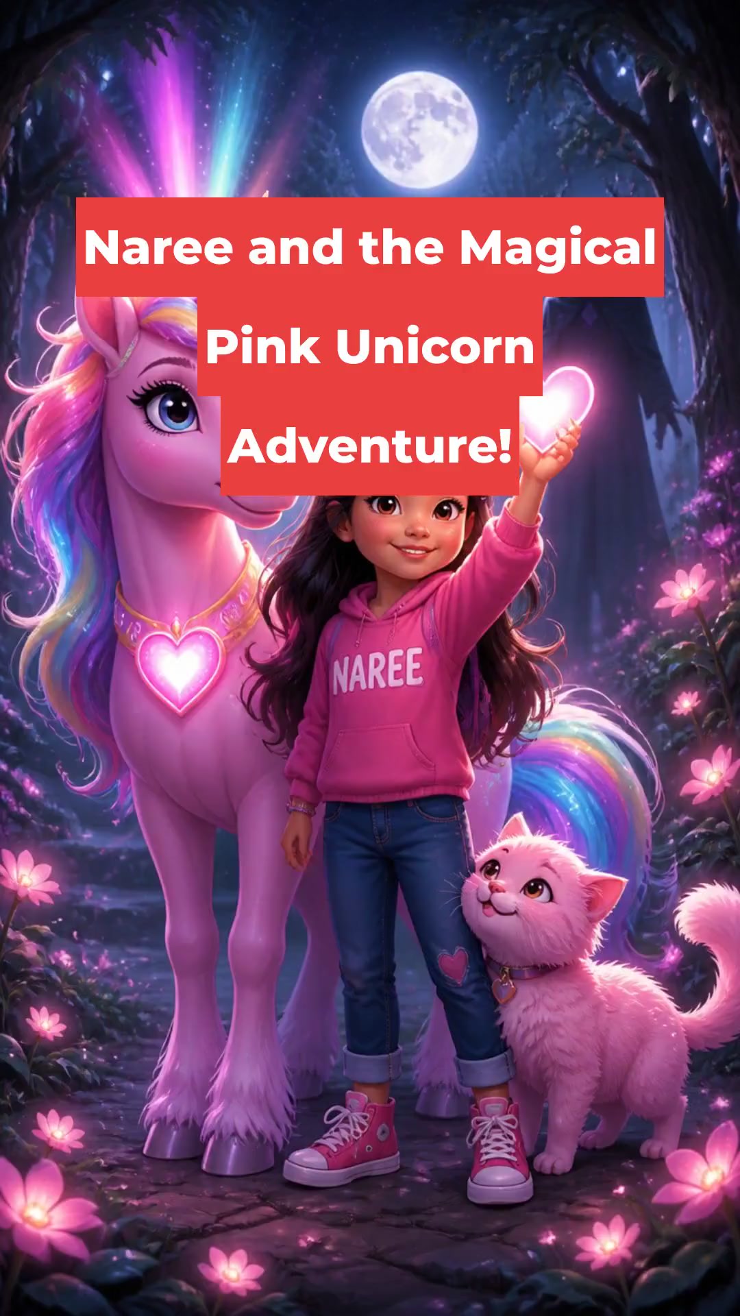Naree and the Magical Pink Unicorn Adventure!