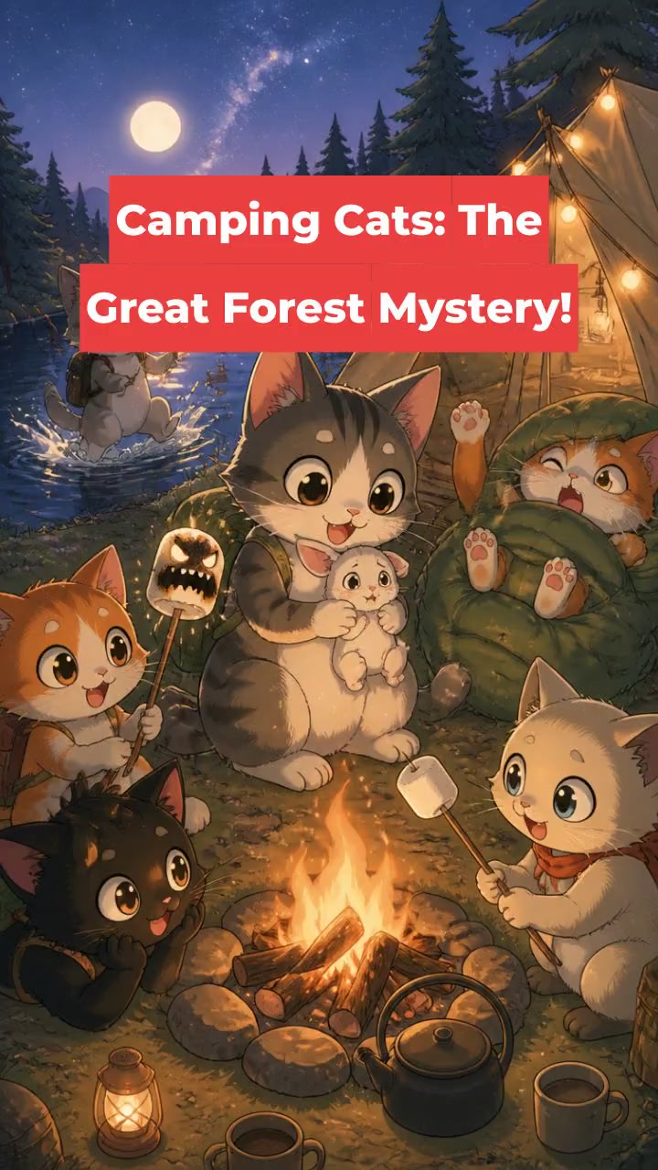 Camping Cats: The Great Forest Mystery!