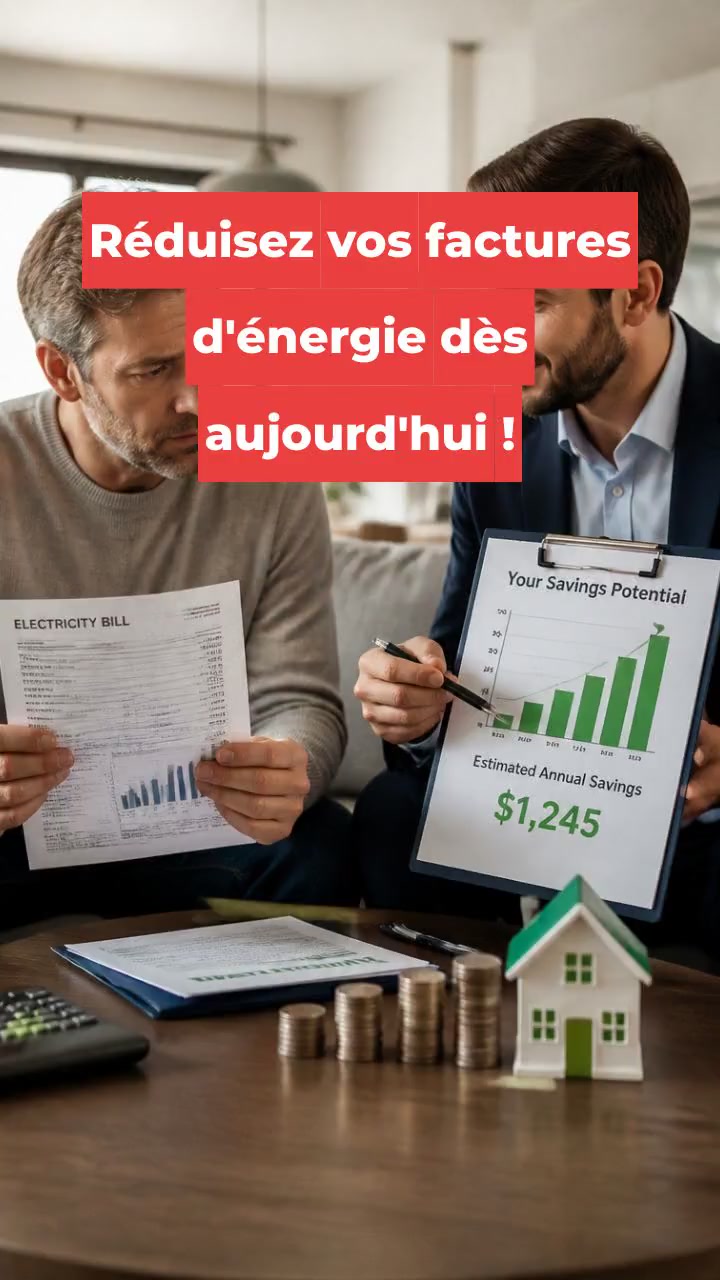 Réduisez vos factures d'énergie dès aujourd'hui !