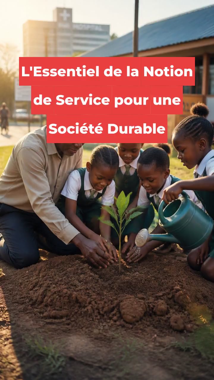 L'Essentiel de la Notion de Service pour une Société Durable