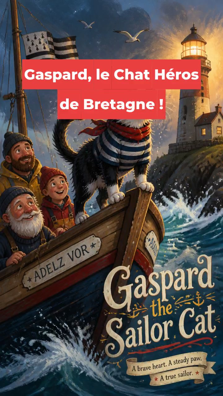 Gaspard, le Chat Héros de Bretagne !