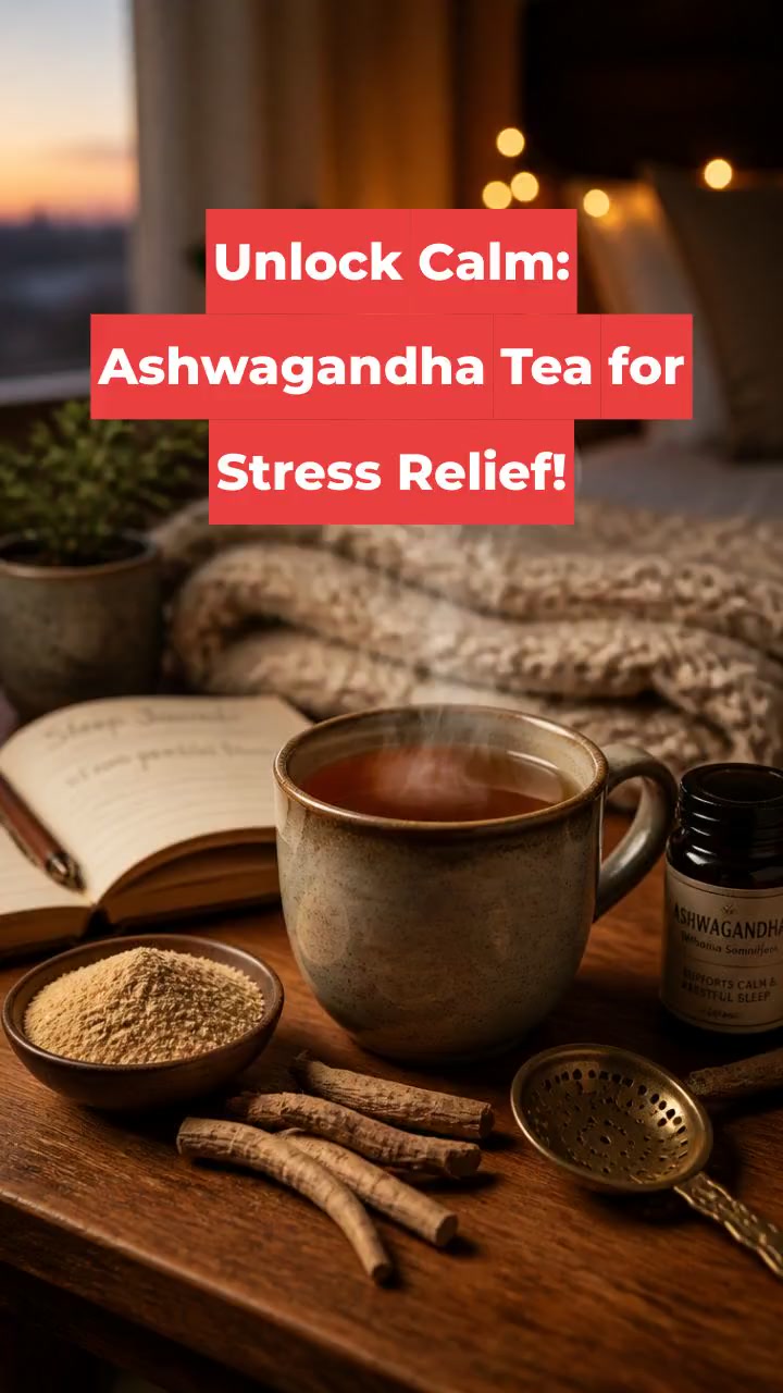 Unlock Calm: Ashwagandha Tea for Stress Relief!