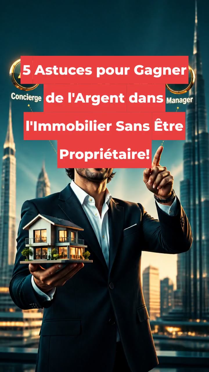 5 Astuces pour Gagner de l'Argent dans l'Immobilier Sans Être Propriétaire!