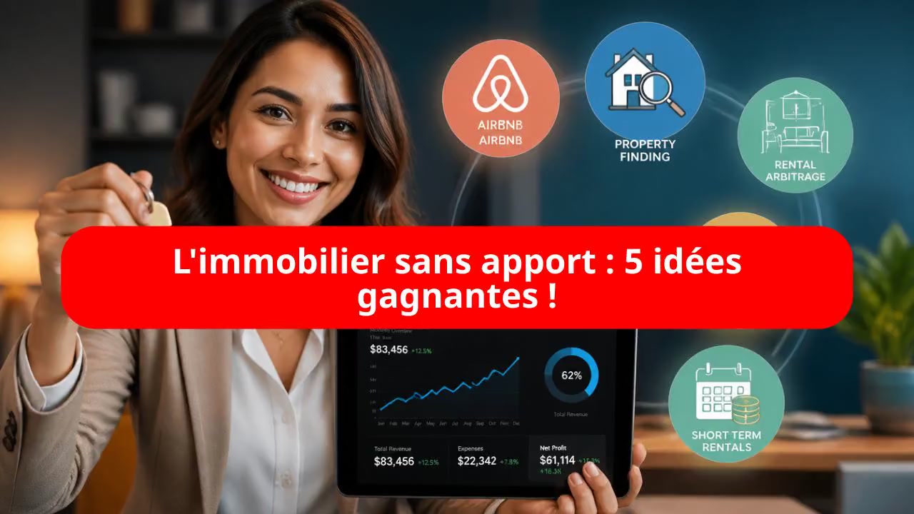 L'immobilier sans apport : 5 idées gagnantes !