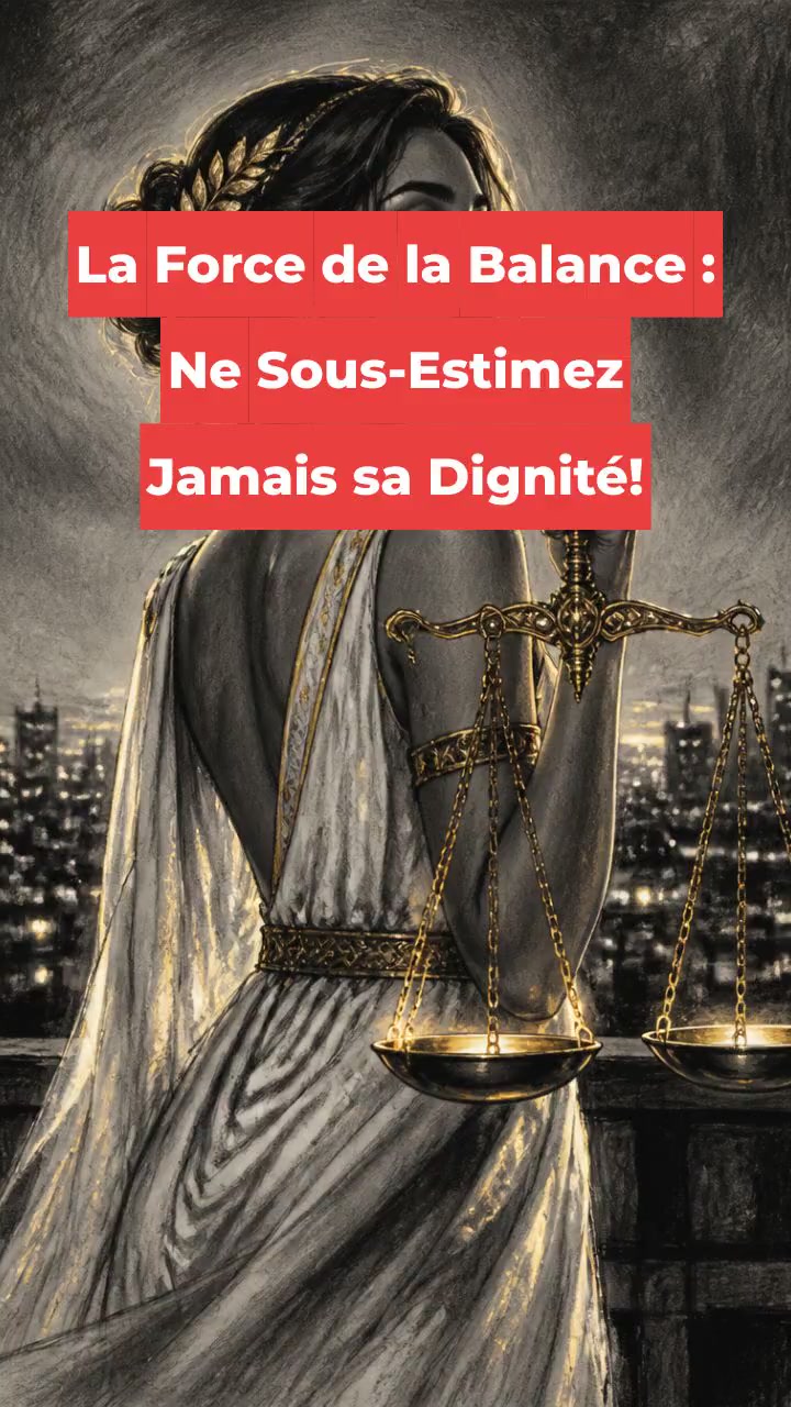 La Force de la Balance : Ne Sous-Estimez Jamais sa Dignité!
