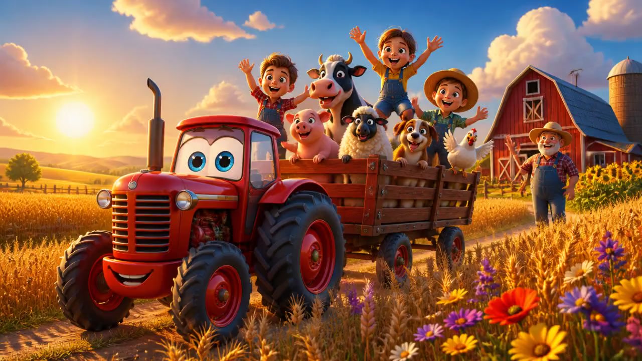 Vroum Vroum à la Ferme: Chante et Danse avec le Tracteur!