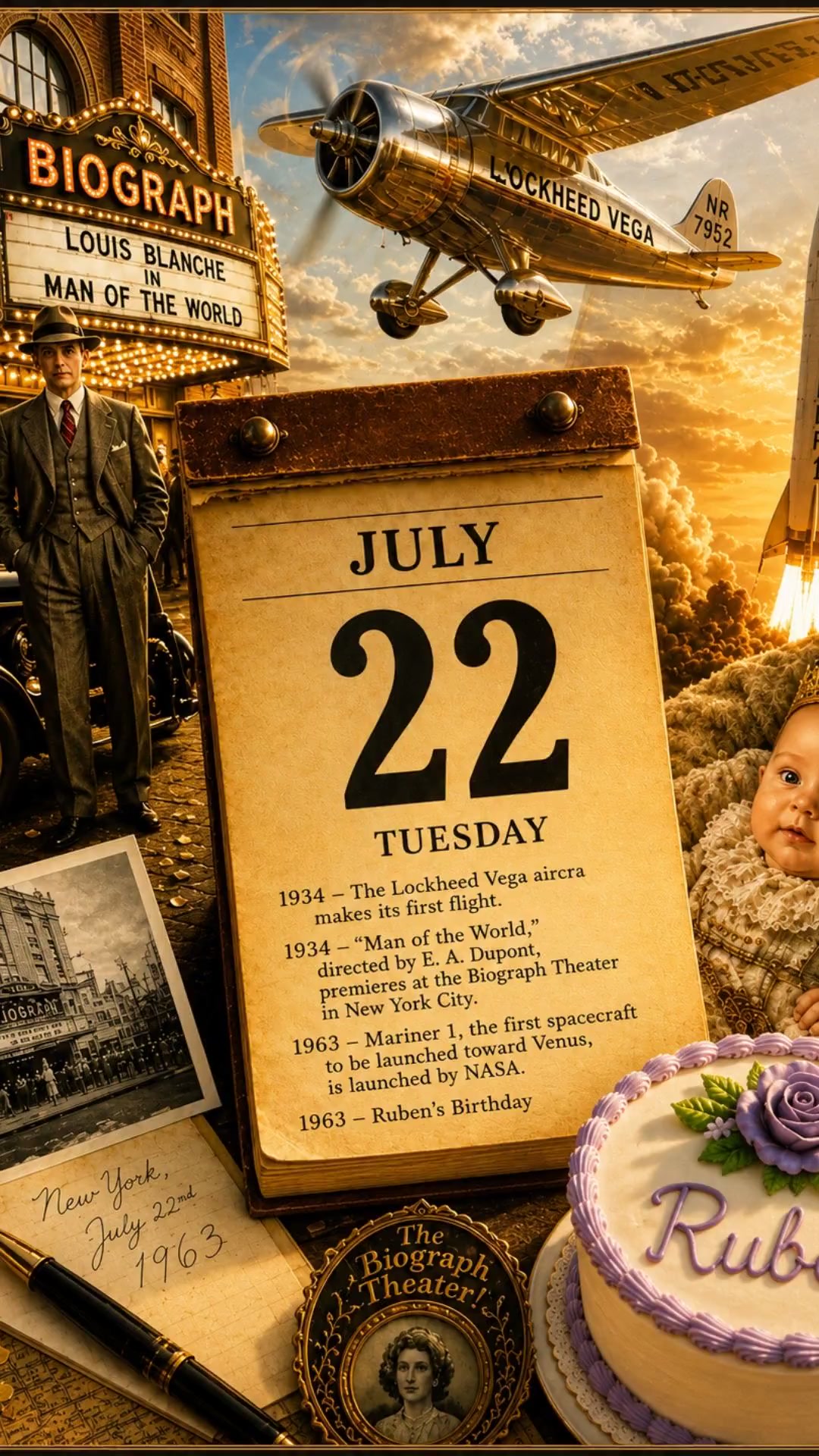 Unforgettable Moments in History: July 22